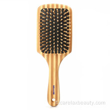 Spazzo a pale di bambù naturale spazzola per capelli
